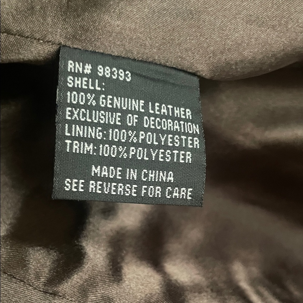 Pamela McCoy Leather Bronze Trench Coat - Picture 13 of 13